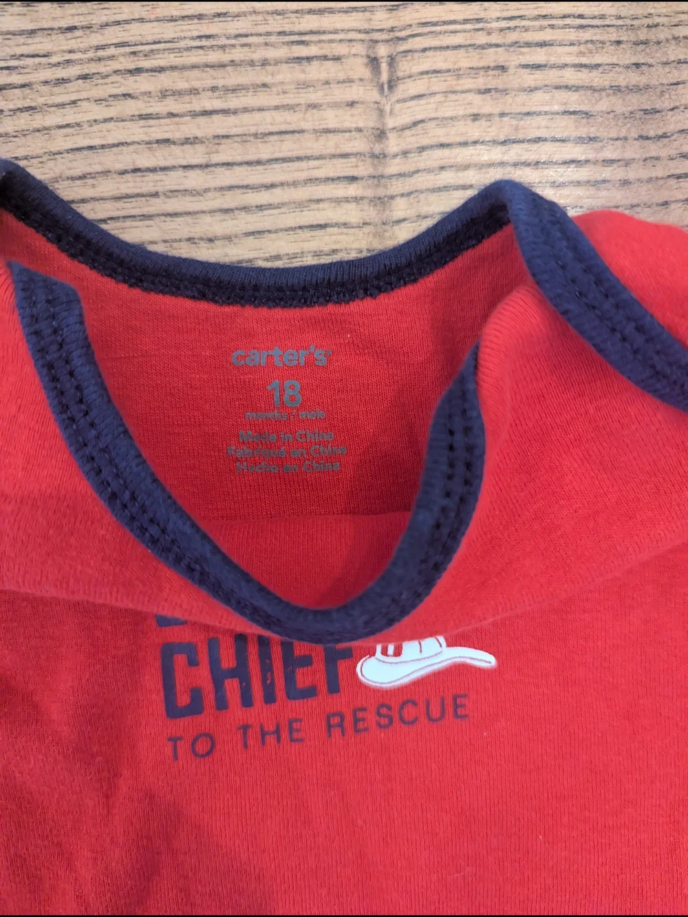 EUC Carters Baby Boy 18 Month Short Sleeve Bodysuit Bundle Mama Uncle Fire Chief